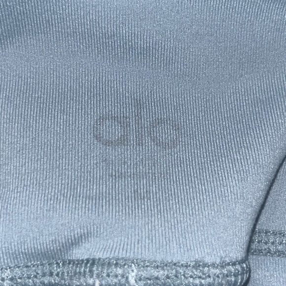 🧘🏽‍♀️EUC Alo Yoga High-Waist Moto Leggings - Light Blue - Size Medium - Picture 8 of 10